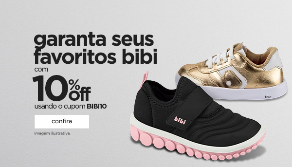 Bibi com cupom de 10% off