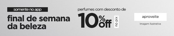 Final de semana da beleza no app