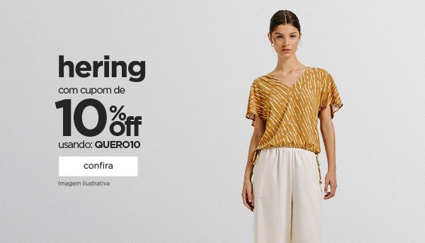 Hering com cupom de 10% off