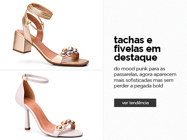 Tachas e fivela
