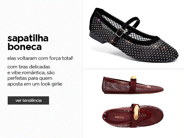 Sapatilhas boneca
