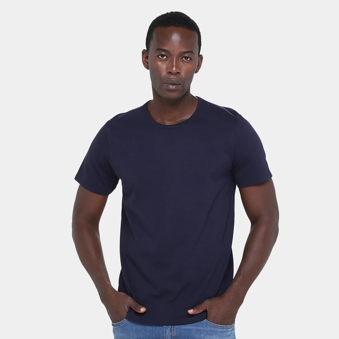Camiseta Hering Slim Básica Masculina R$ 59,99