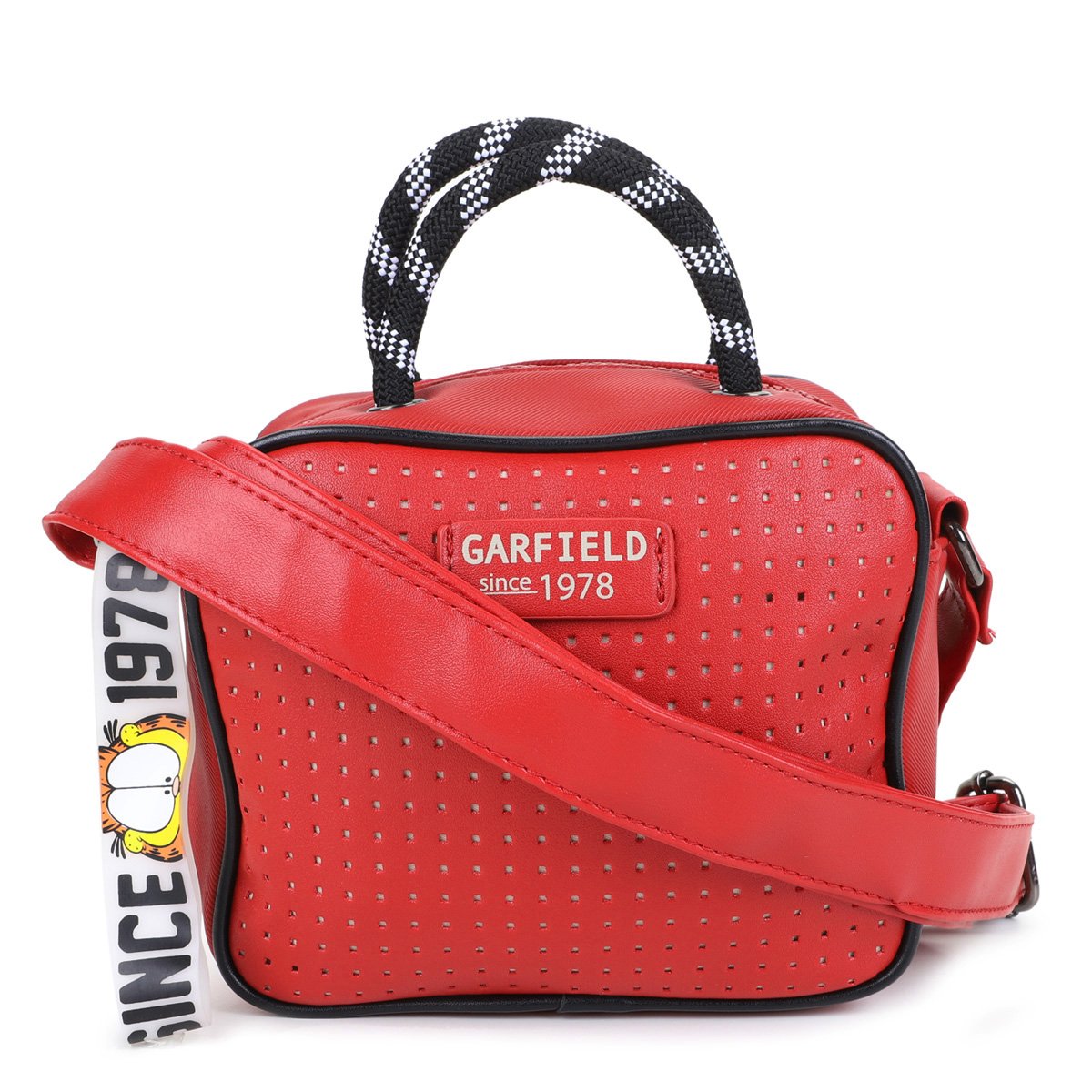 Bolsa Garfield Mini Bag Transversal Feminina - Vermelho Menor preço em Bolsa Garfield Mini Bag Transversal Feminina - Vermelho