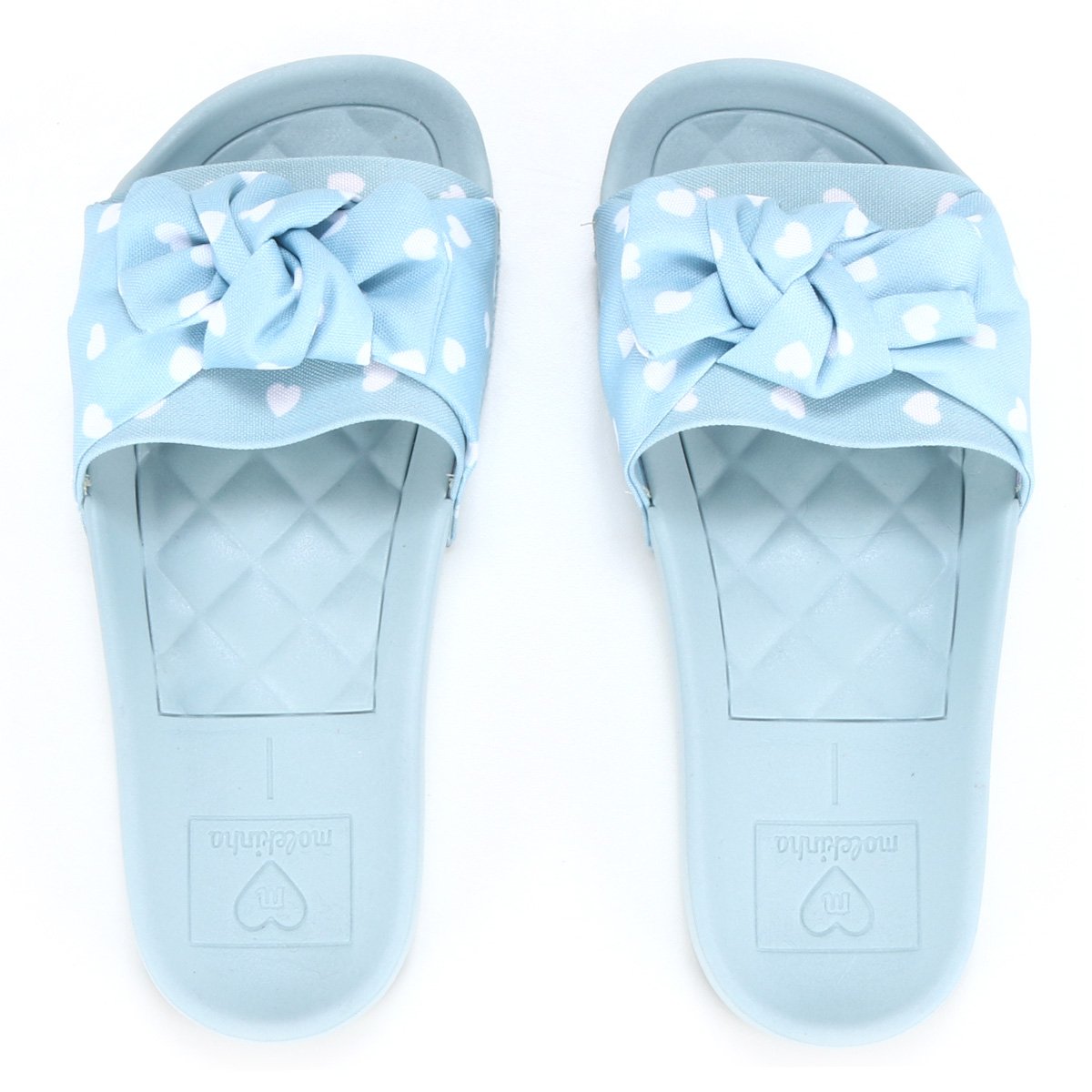 Chinelo Infantil Molekinha Slide Laço Feminino - Azul+Branco é ruim? Chinelo Infantil Molekinha Slide Laço Feminino - Azul+Branco é boa?