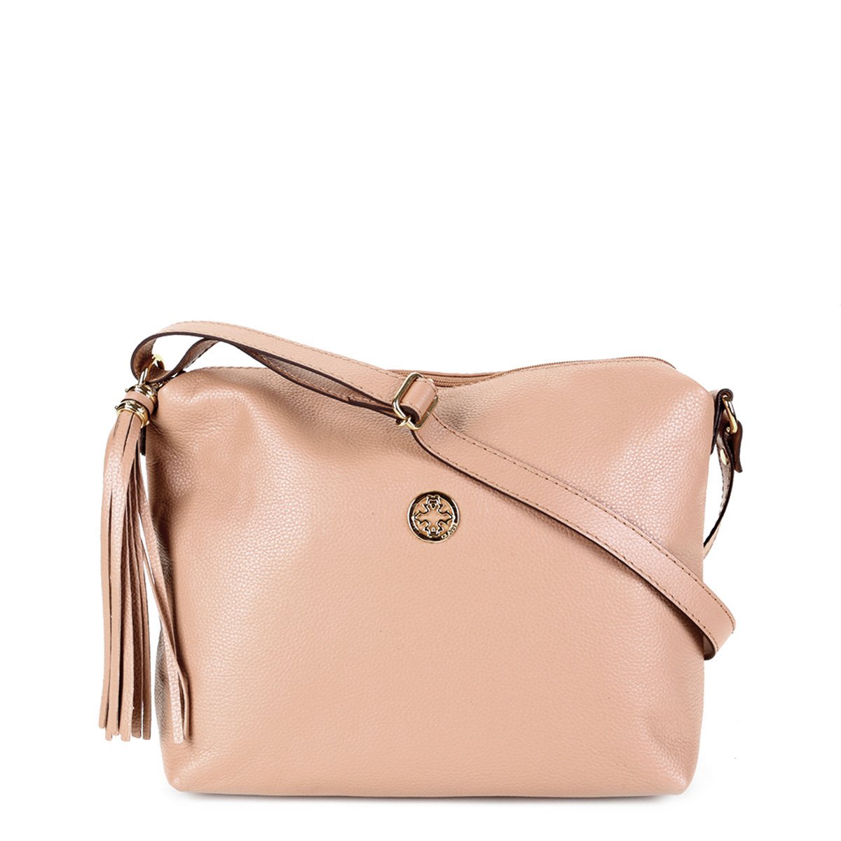 Bolsa Couro Classe Couro Handbag Tiracolo Média Feminina
