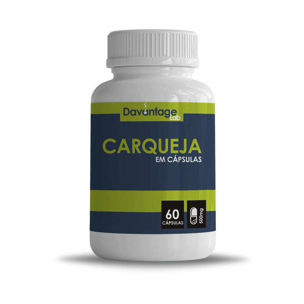 01 Pote de Carqueja Digestiva A verdadeira em Cápsulas 500mg