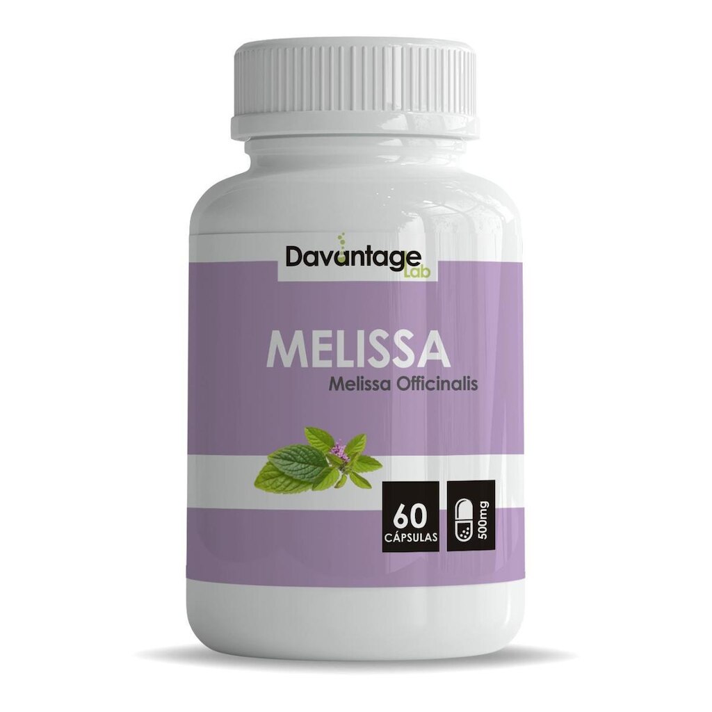 01 Pote de Suplemento Melissa em Cápsulas 500mg