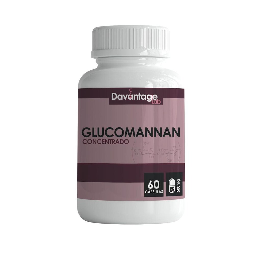 01 Pote Glucomannan em Cápsulas 500mg
