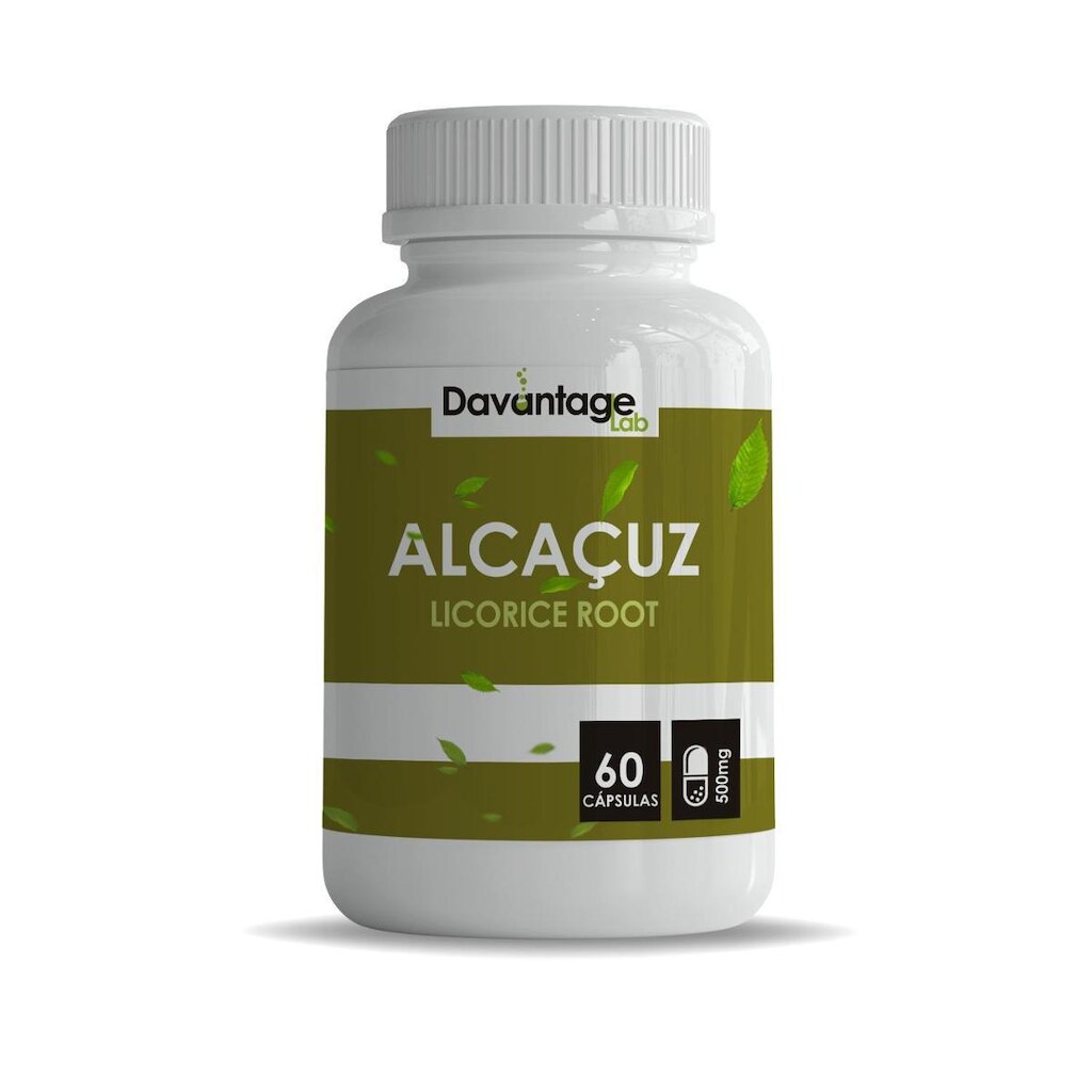 01 pote Raiz de Alcaçuz mg em Cápsulas