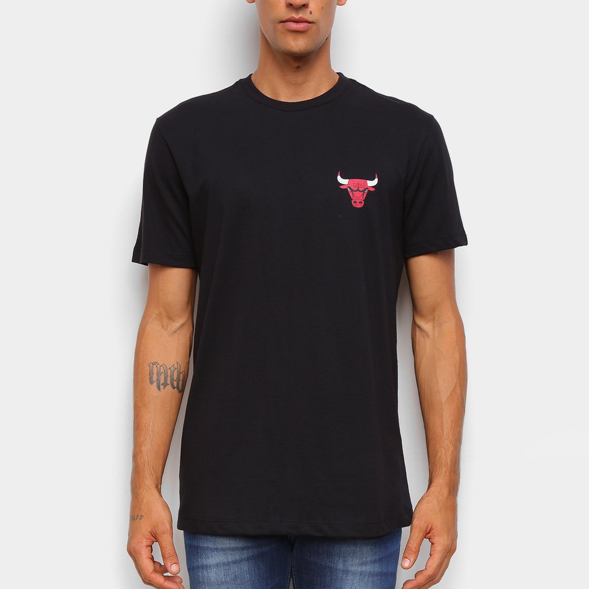 Camiseta NBA Chicago Bulls New Era Logo Masculina