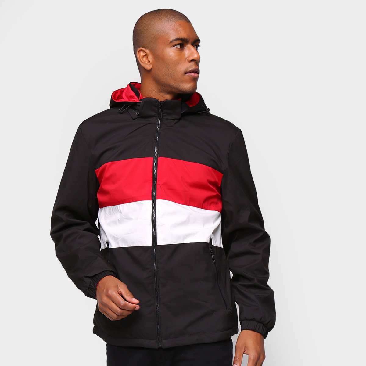 Jaqueta Pellini Dupla Face Com Capuz Masculina