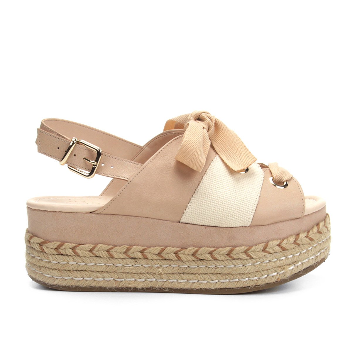 Sandália Bebecê Plataforma Salto Grosso 9Cm Nobuck 5123-856 em Promoção |  Ofertas na Americanas