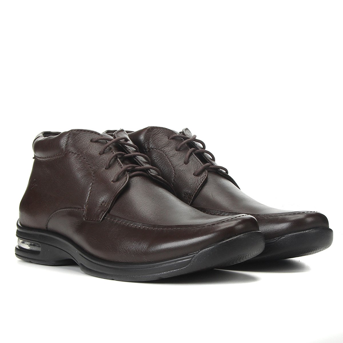 Sapato Conforto Couro Democrata Air Fly Masculino