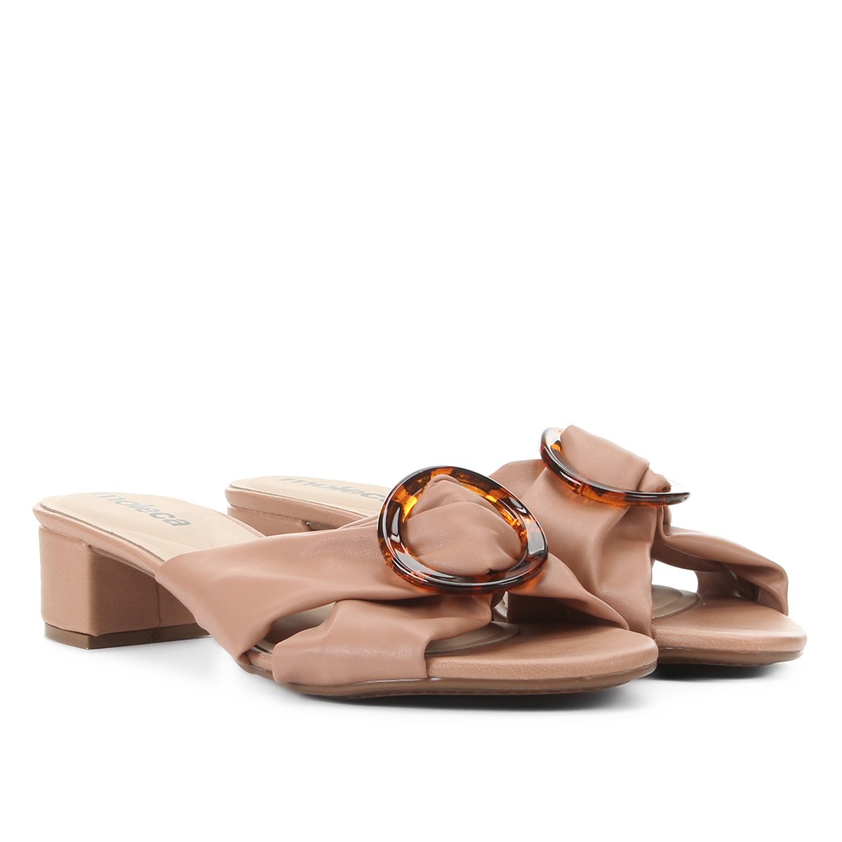 Tamanco Moleca Tira Cruzada Enfeite Feminino