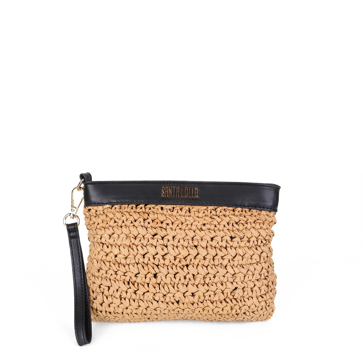 clutch santa lolla textura vermelha