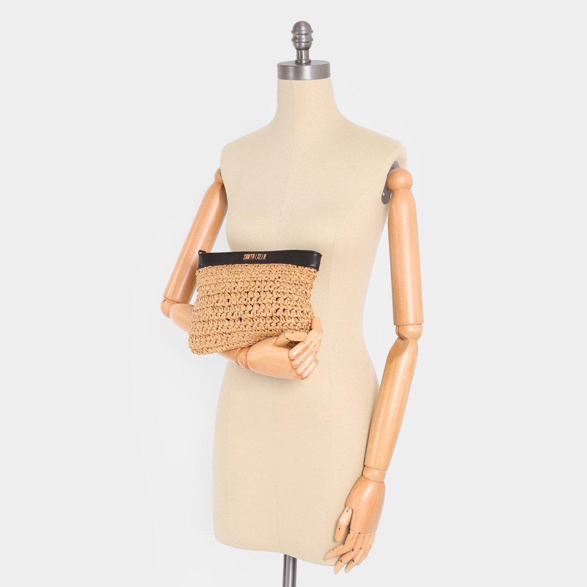 clutch santa lolla textura vermelha