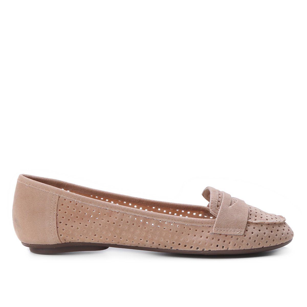Mocassim Anacapri Camurça Macau Feminino