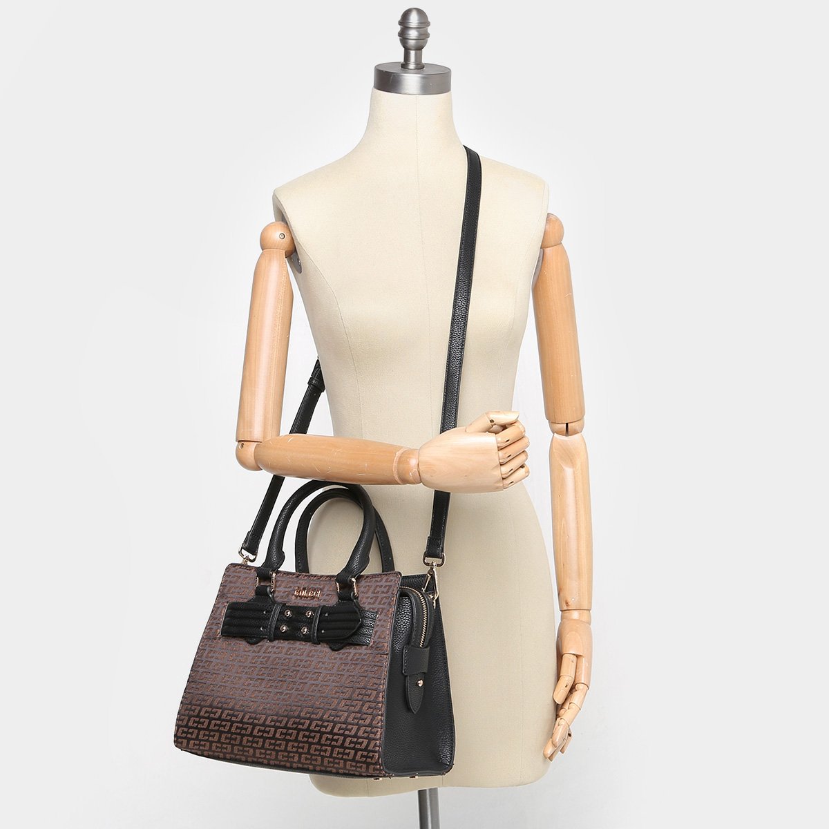 jacquard tote bolsa