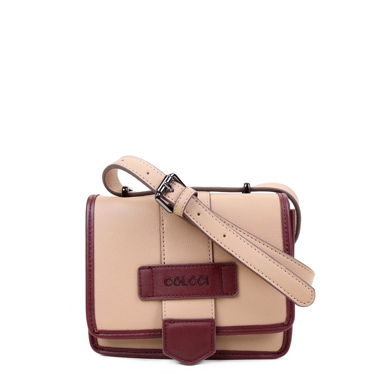 Bolsa Colcci Mini Bag Quadrada Bicolor Feminina