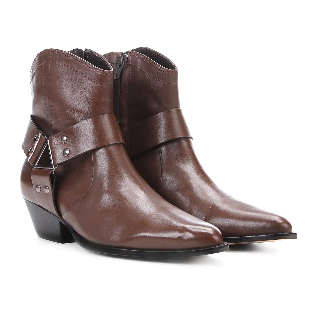 Bota Country Shoestock Western Ferragem Feminina