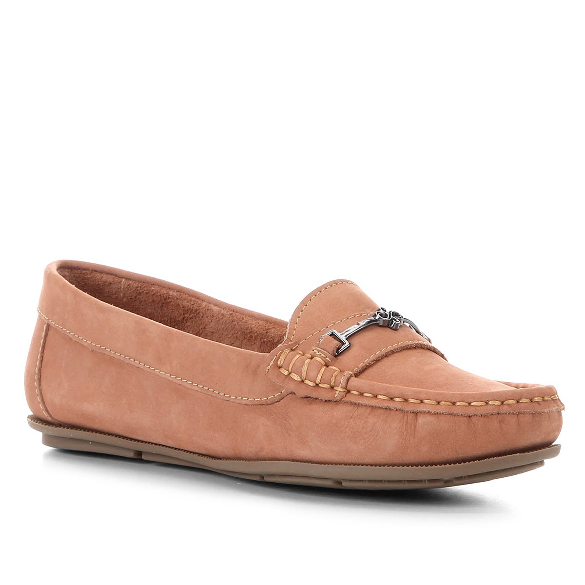 Mocassim Shoestock Bridão Nobuck Feminino