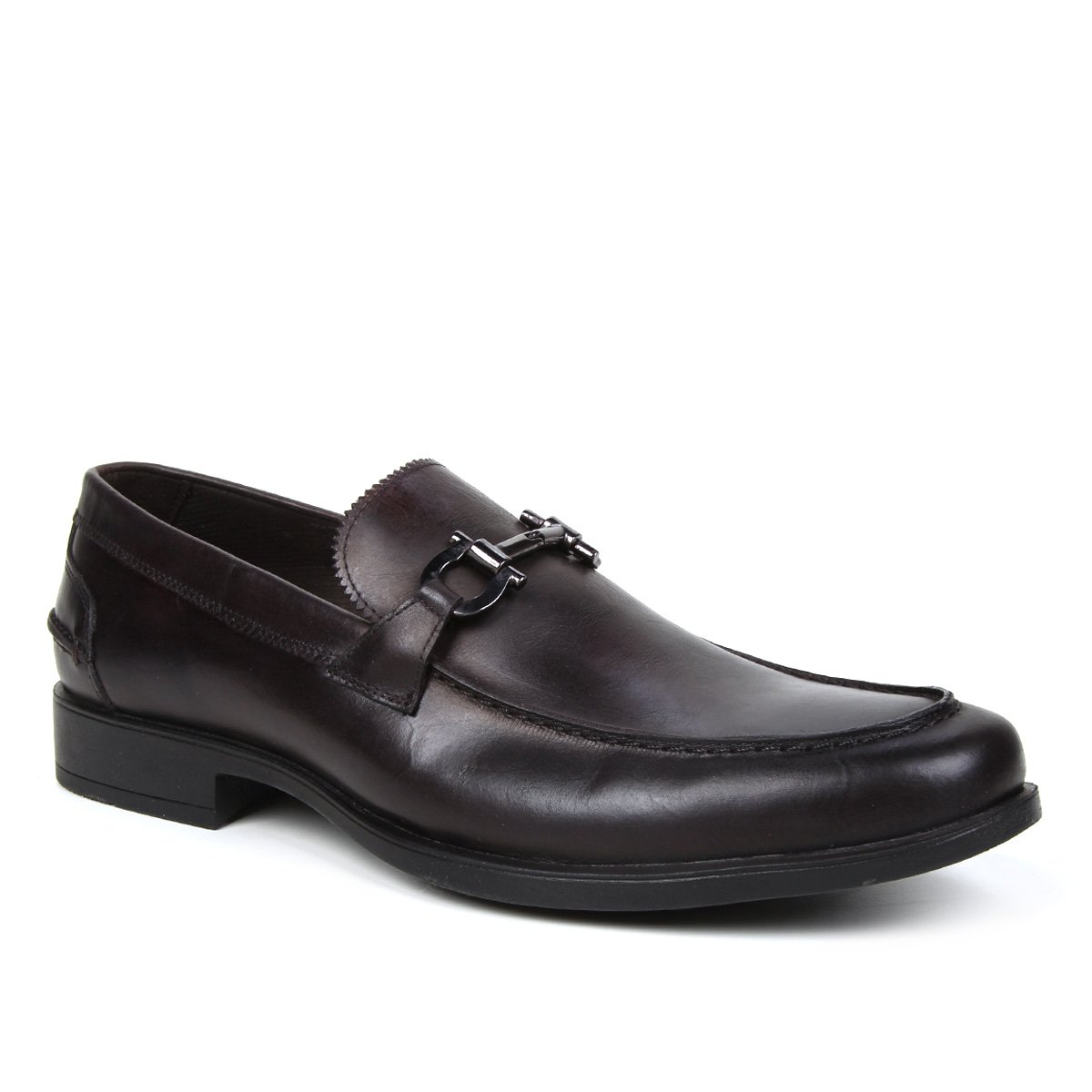 Mocassim Couro Shoestock Vecchio Bridão Masculino