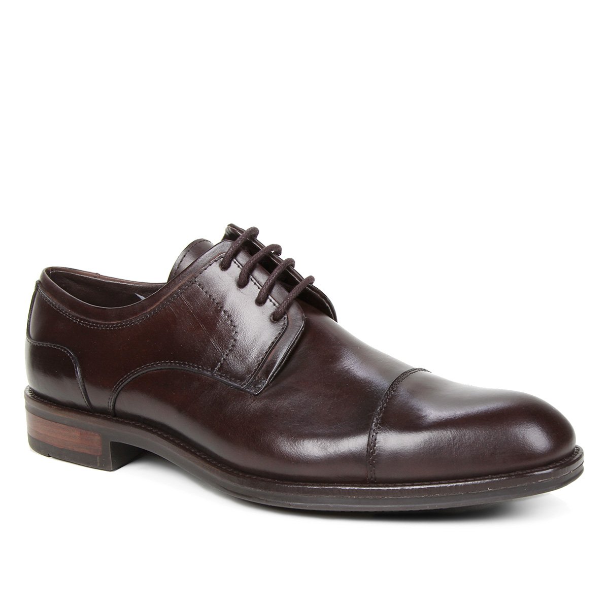 Sapato Social Couro Shoestock Cadarço Masculino