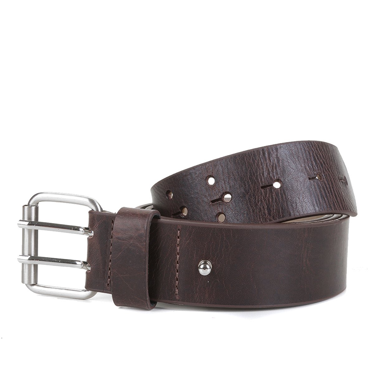 Cinto Couro Shoestock Fivela Pino Duplo Masculino