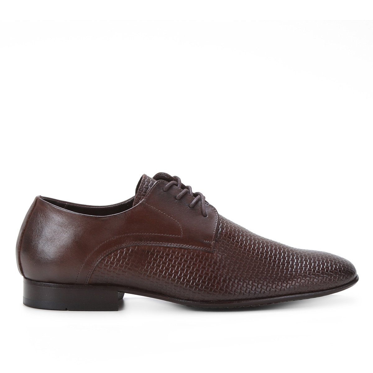 Sapato Social Couro Shoestock Cobra Cadarço Masculino