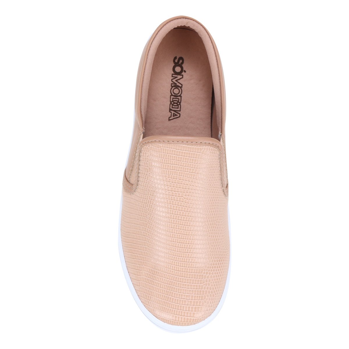 Slip On Somoda Snake Caixa Alta Feminino