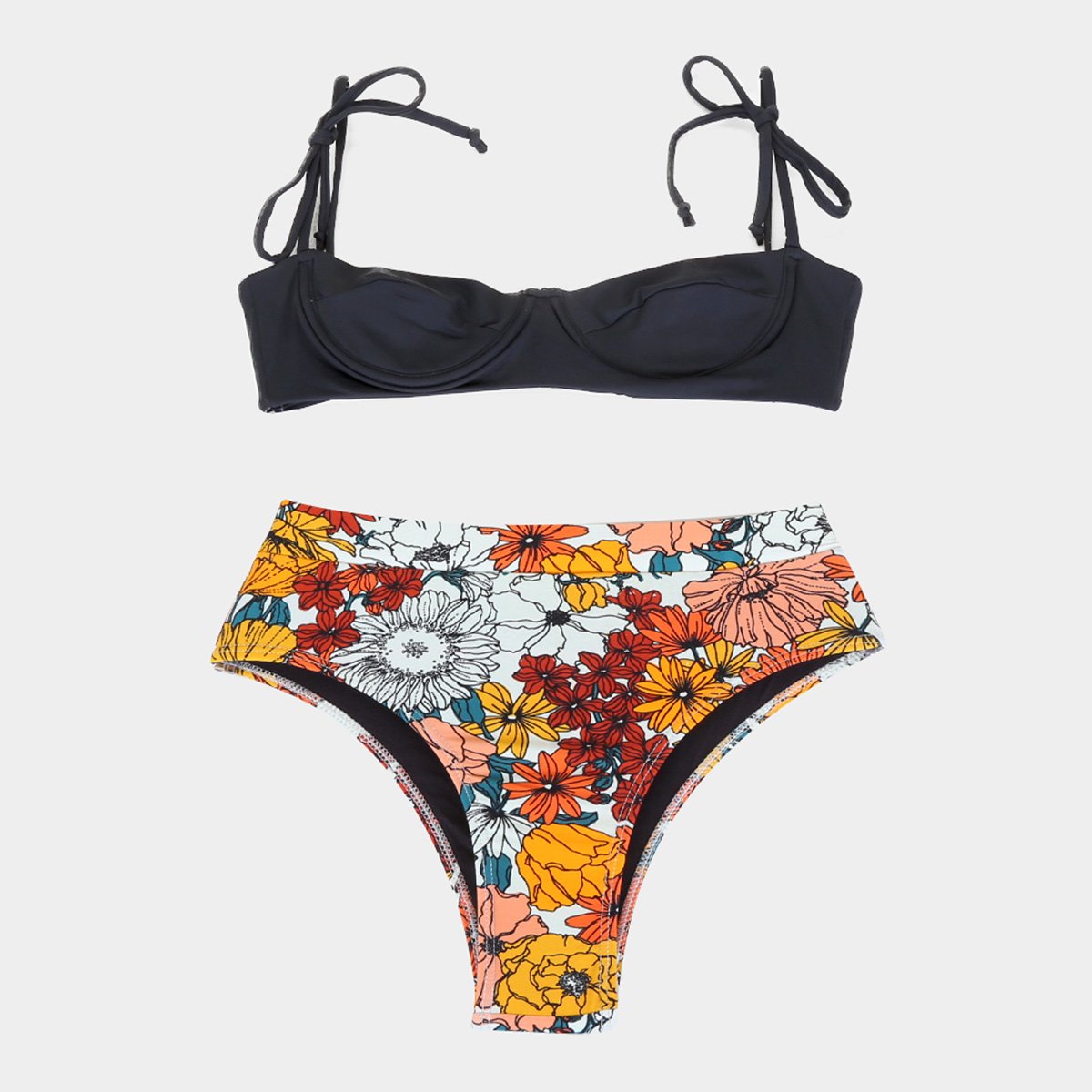 Biquíni Meia Taça Hot Pants Rip Curl Super Days Balconete