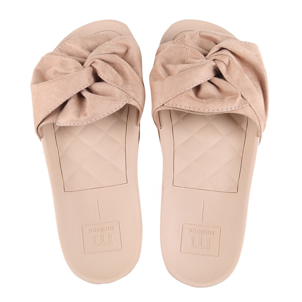Chinelo Moleca Slide Com Laço Feminino