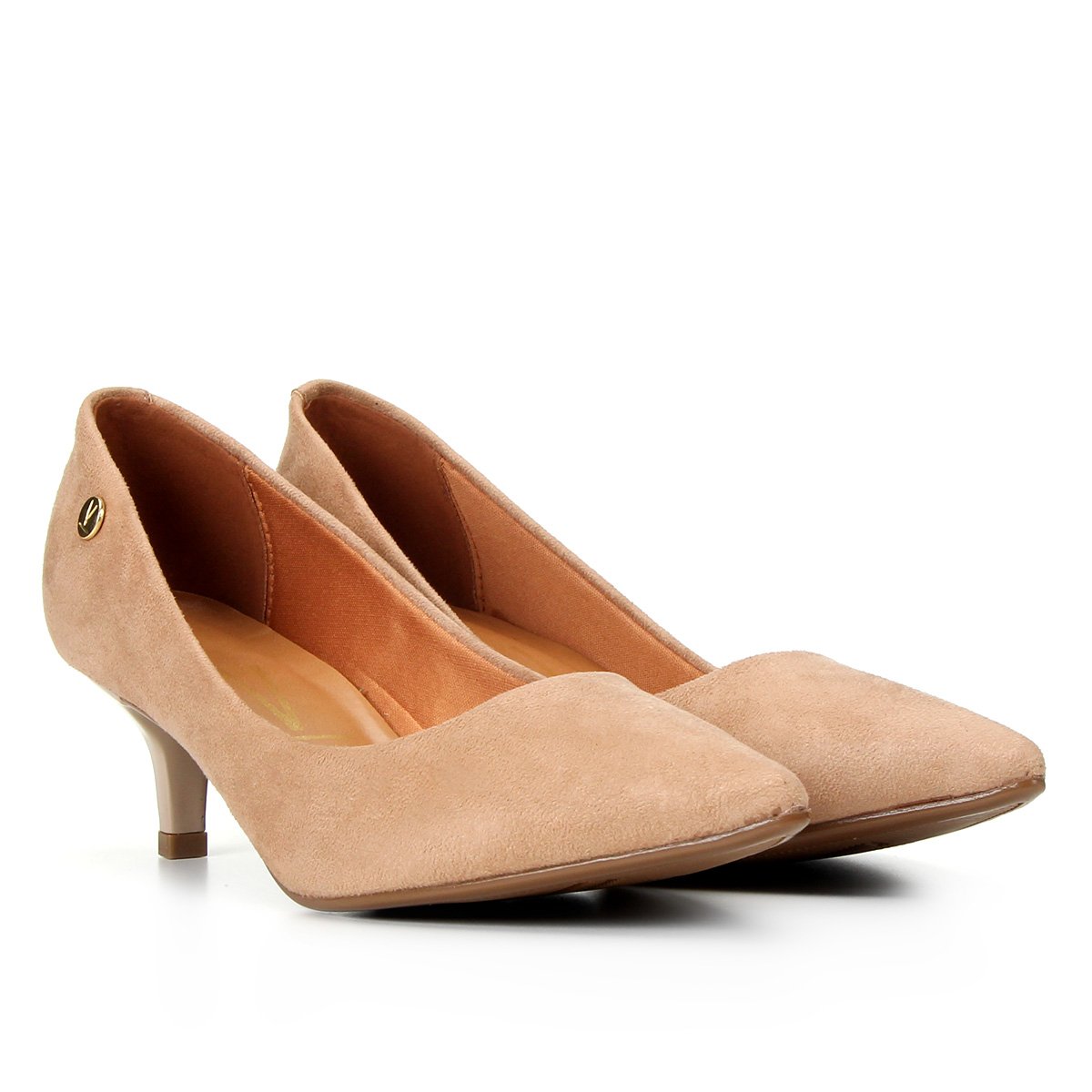 Scarpin Vizzano Bico Fino Salto Baixo Feminino