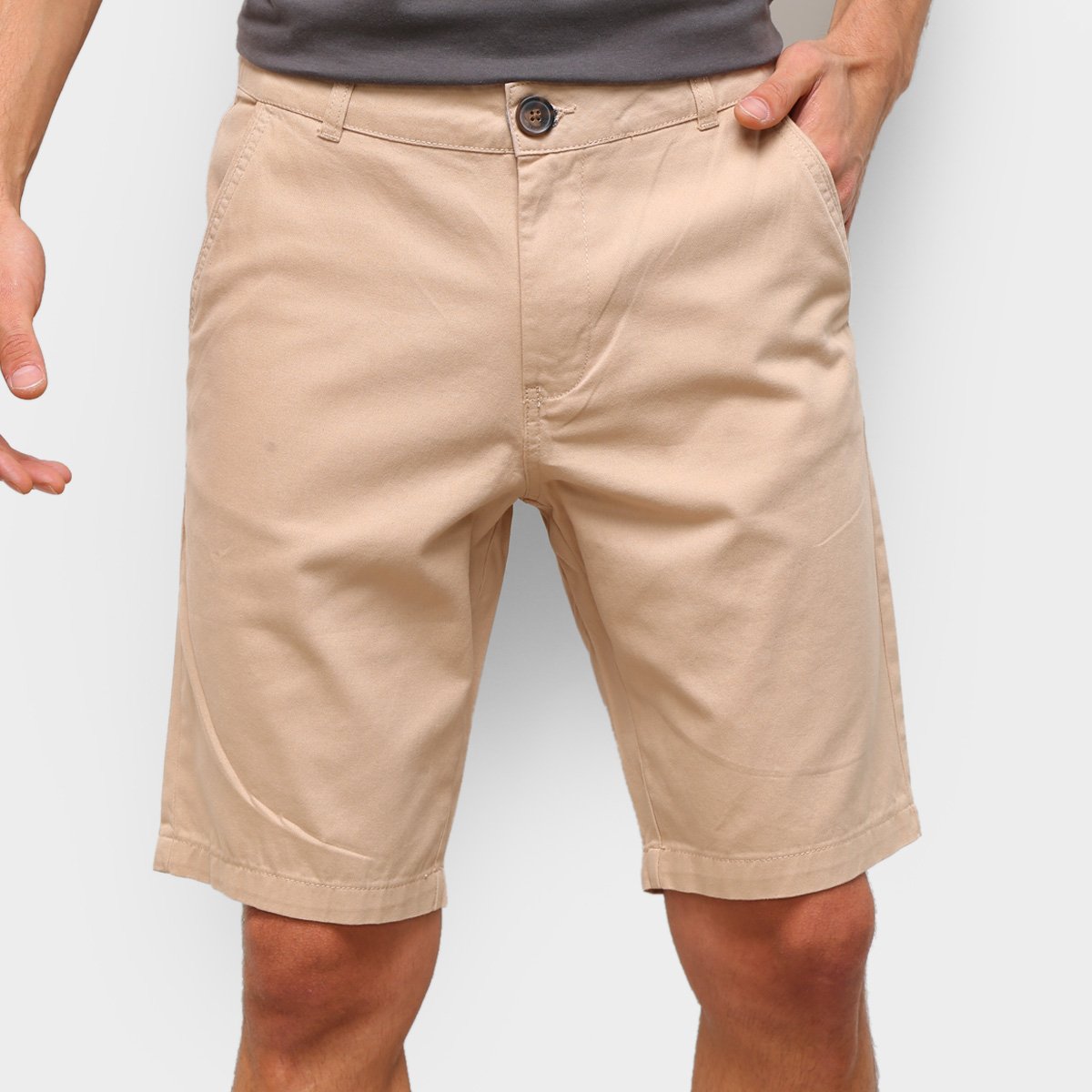 Bermuda Sarja Malwee Chino Masculina
