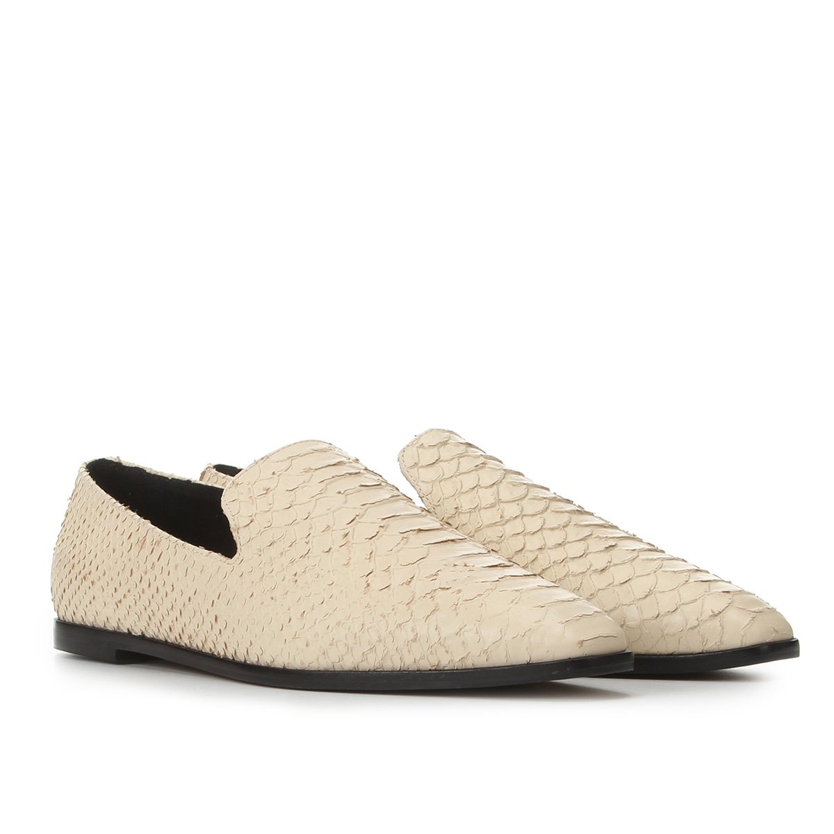 Sapatilha Couro Carrano Croco Feminina