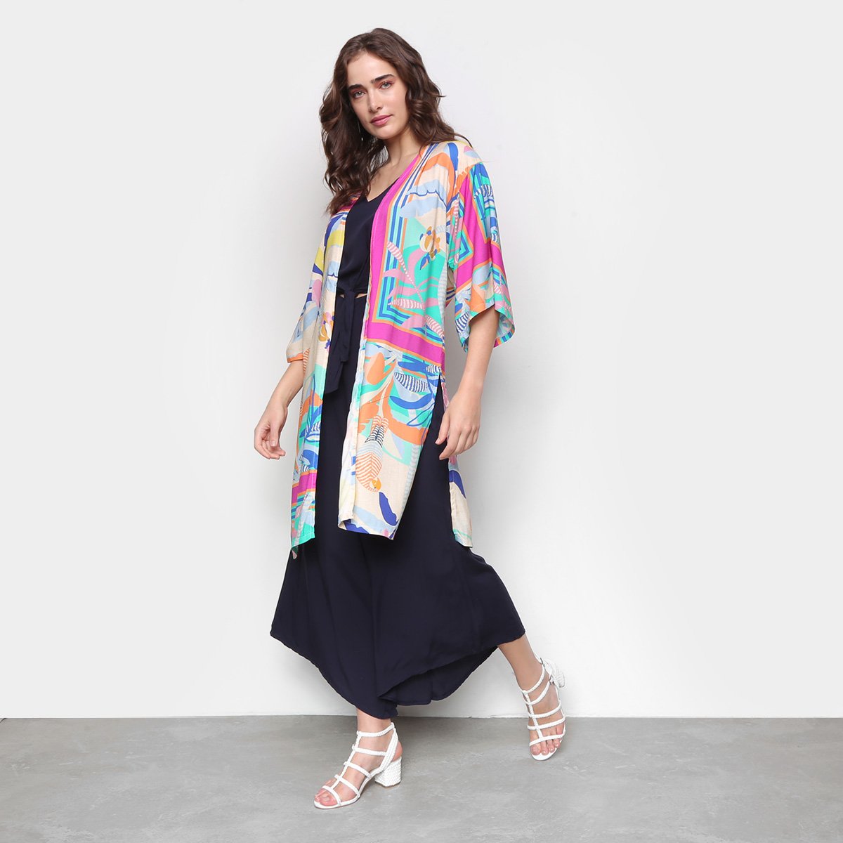 Kimono Mercatto Alongado Paraguaio Feminino