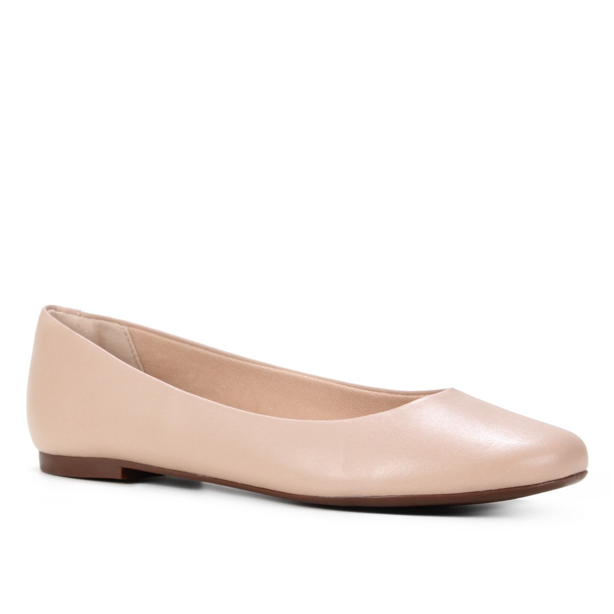 Sapatilha Shoestock Bico Redondo Lisa Feminina