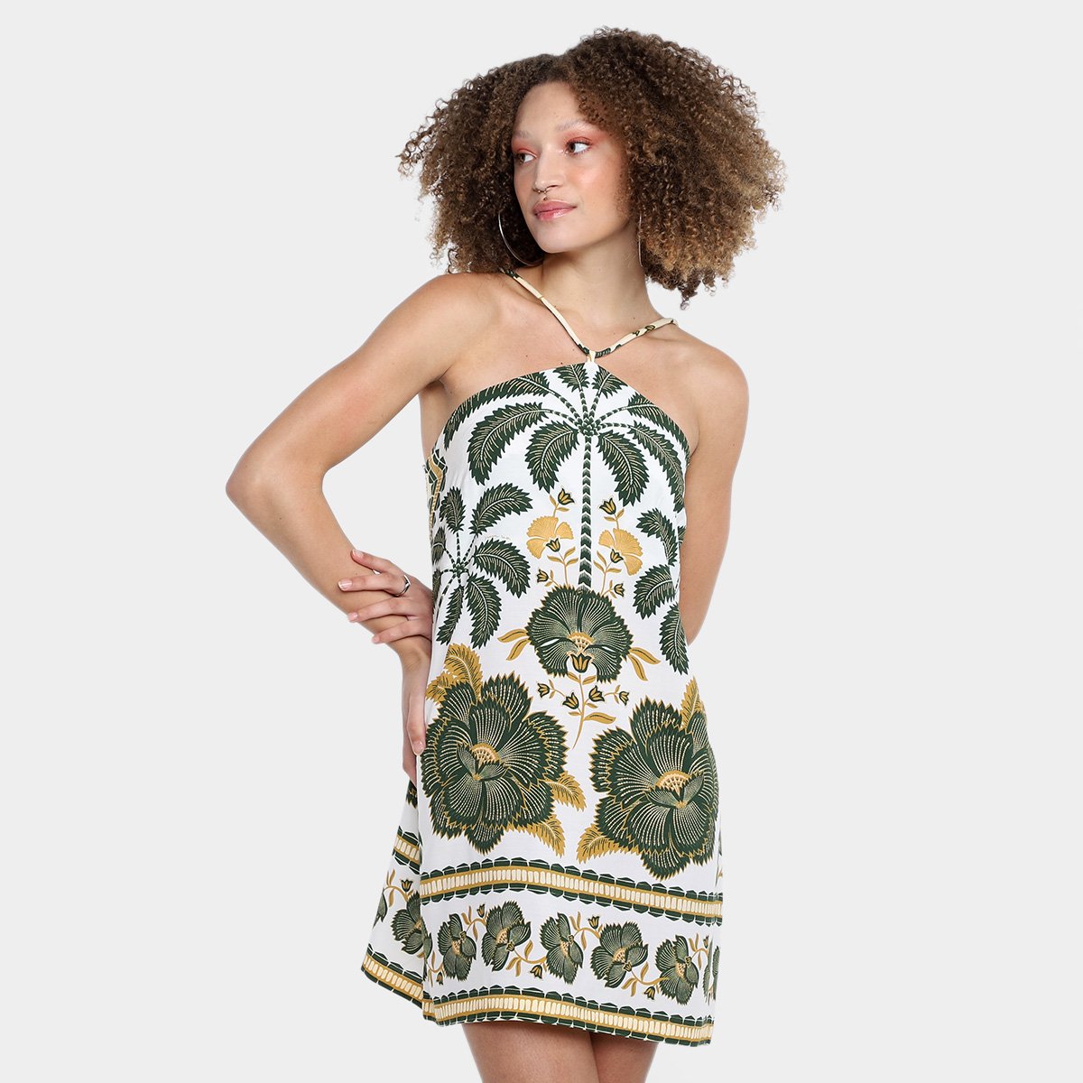 Vestido Curto Farm Alcinha Riad