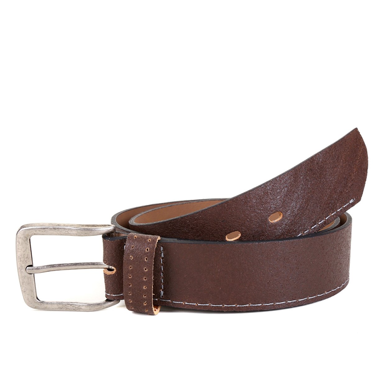 Cinto Couro Hastato Resinato Masculino