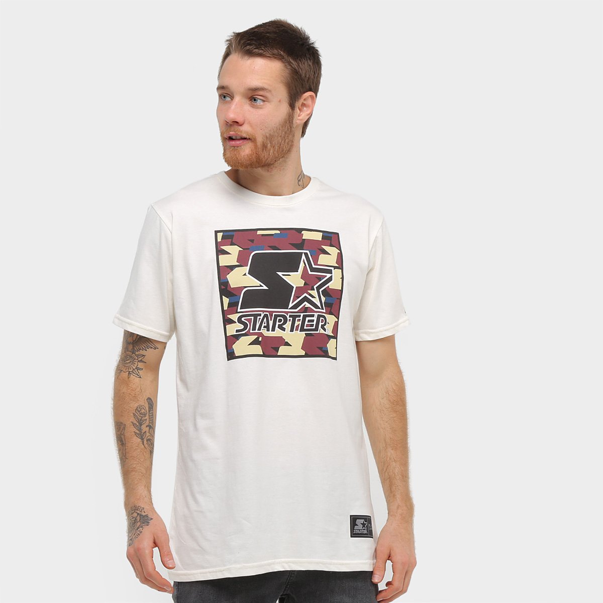 Camiseta Starter Big Logo Estampado Masculina