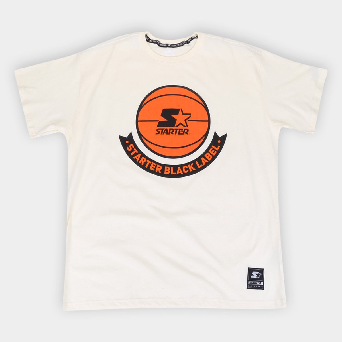 Camiseta Starter Black Label Basket Plus Size Masculina