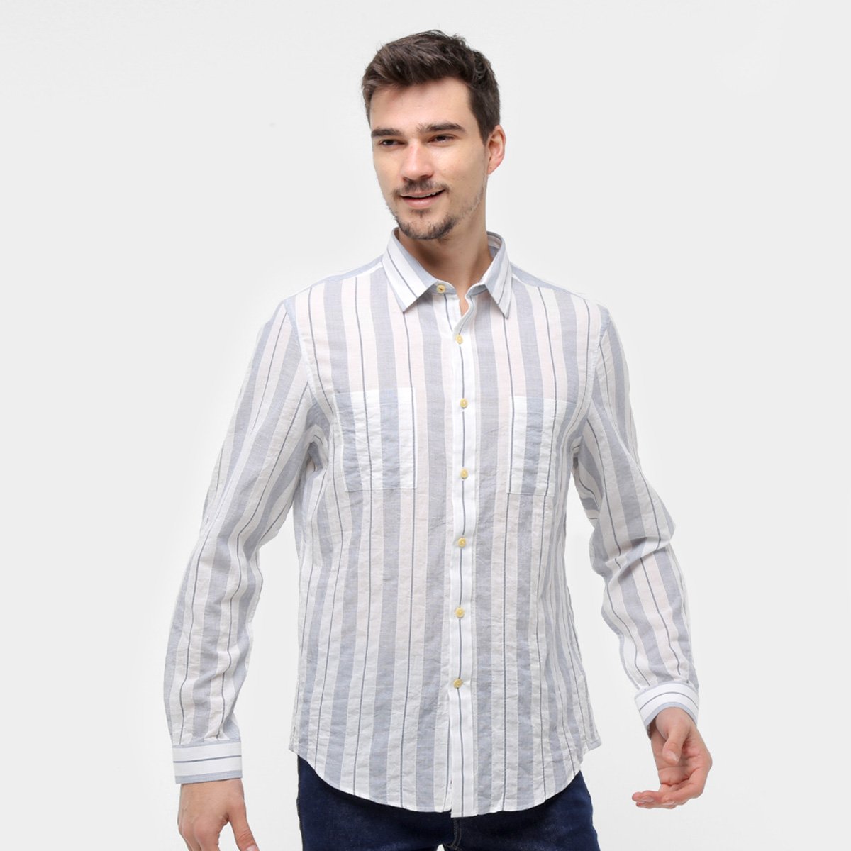 Camisa Manga Longa Richards Listrada Masculina
