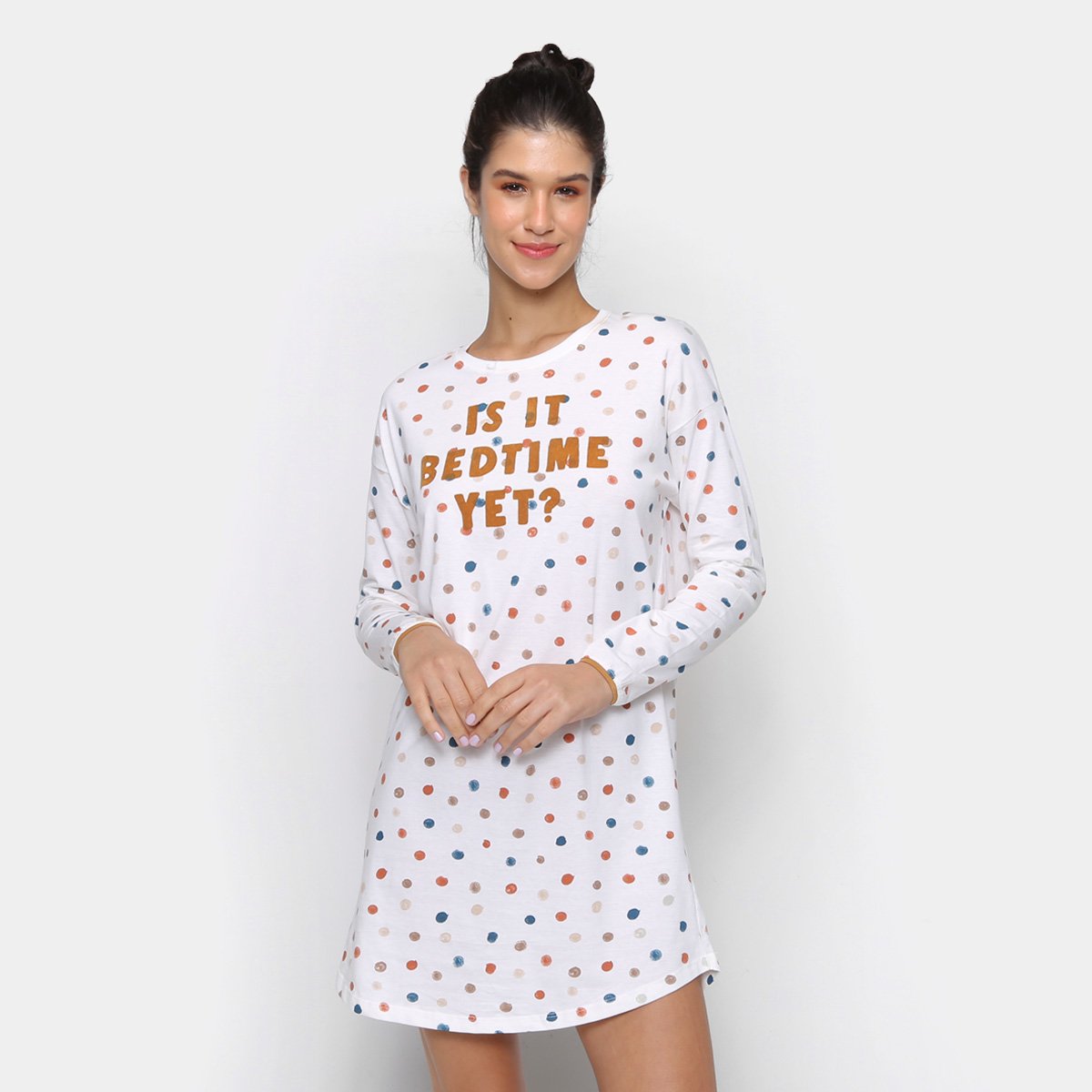 Camisola Cor Com Amor Moletinho Manga Longa Bedtime