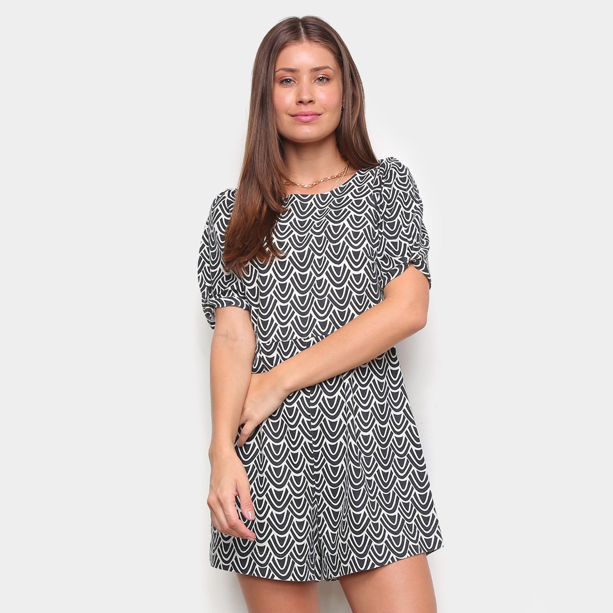 Macaquinho Farm Nuvem Feminino
