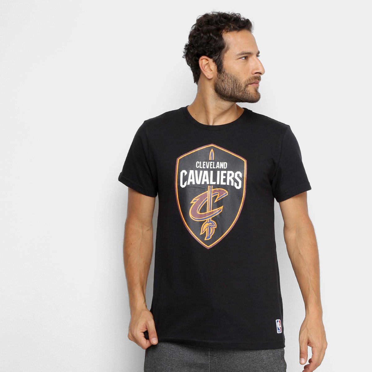 Camiseta NBA Cleveland Cavaliers Big Logo Masculina