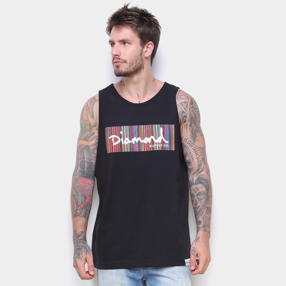 Regata Diamond Box Logo Masculina
