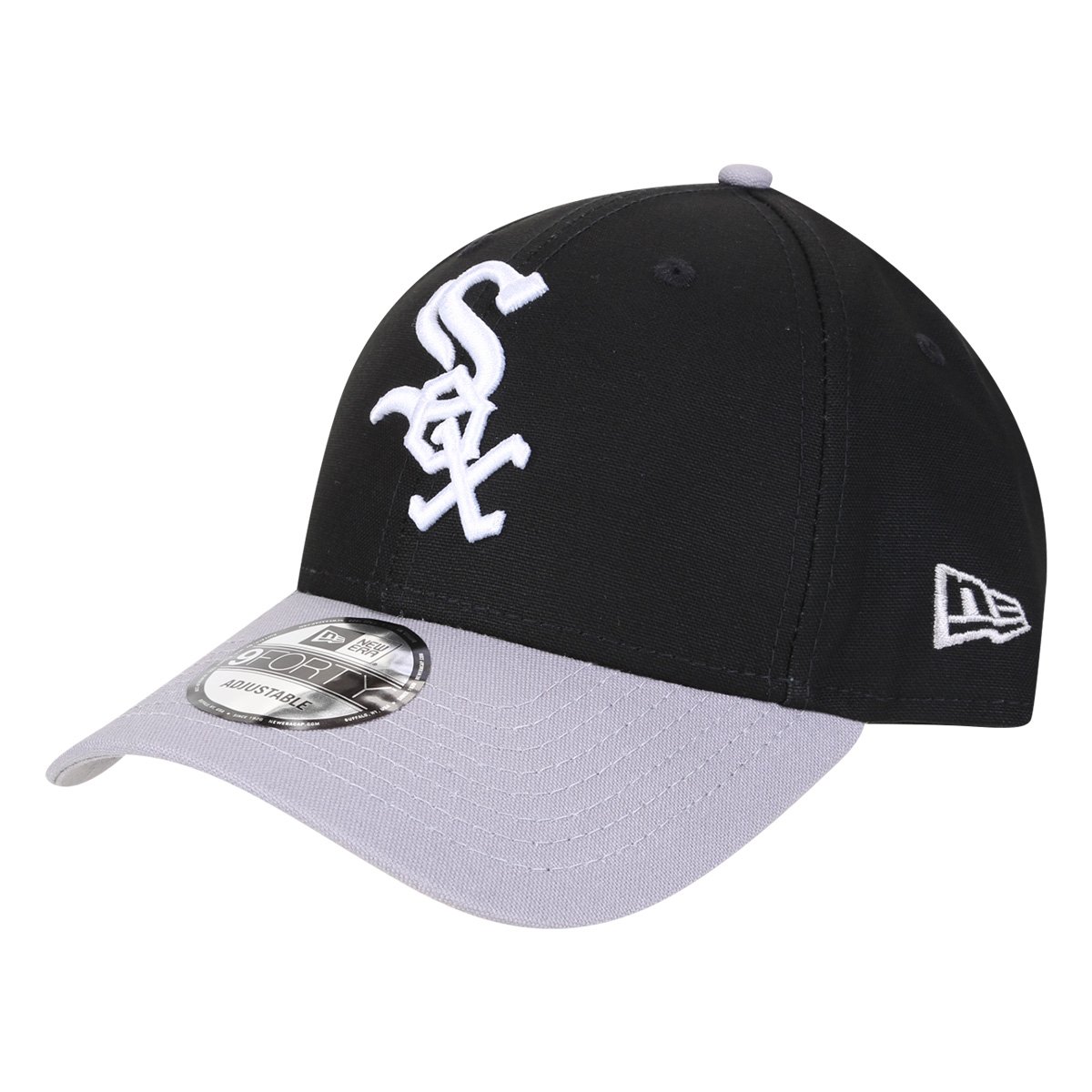 Boné New Era MLB Chicago White Sox Aba Curva Snapback 9Forty