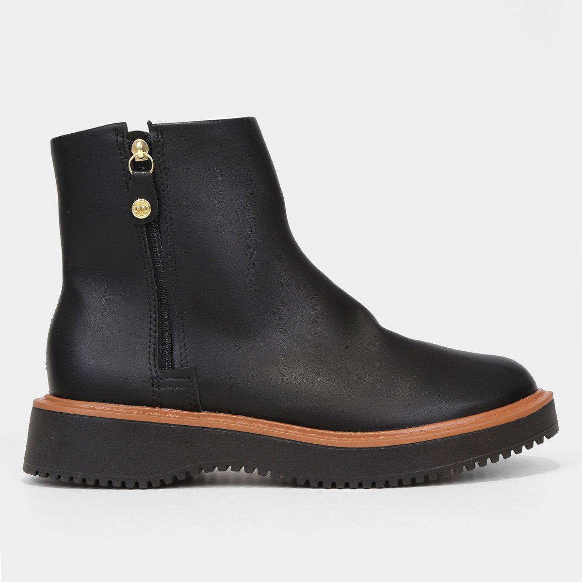 Bota Chelsea Cano Curto Moleca Tratorada Feminina