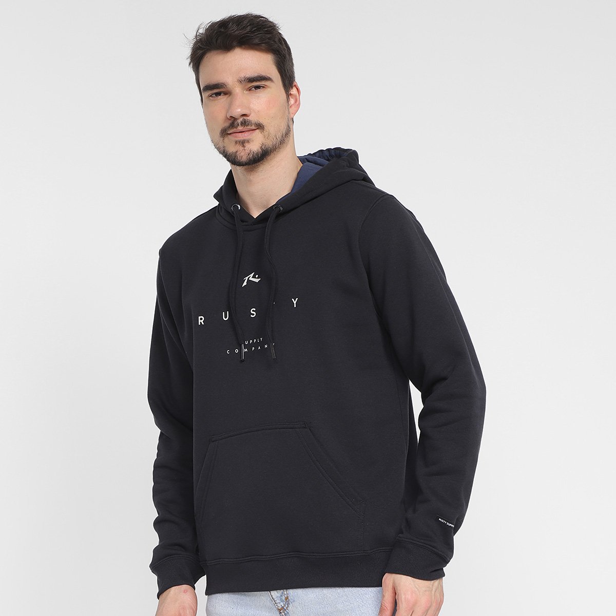 Moletom Rusty Cut Dot Capuz Masculino