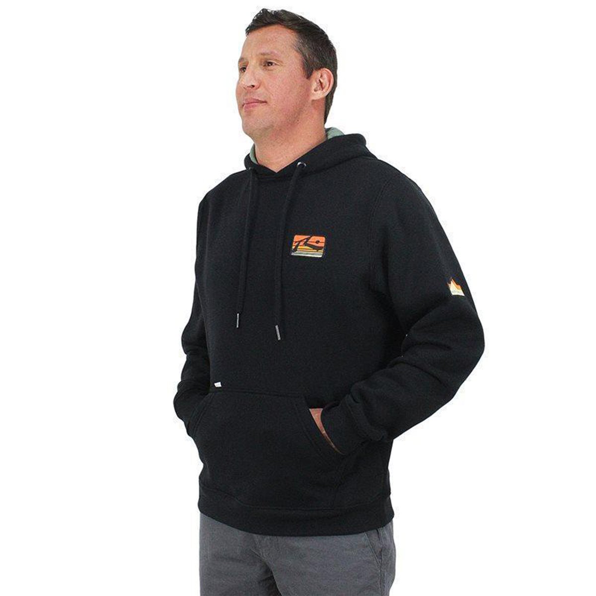 Blusa Moletom Rusty Endurance com Capuz Masculina